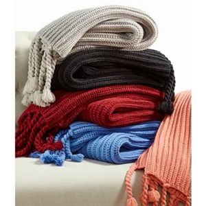 Charter Club Damask DesignsL Tassel Throw